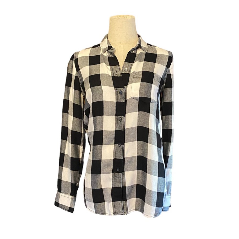 Madewell Slim Fit Buffalo Check Button Down Women's XS